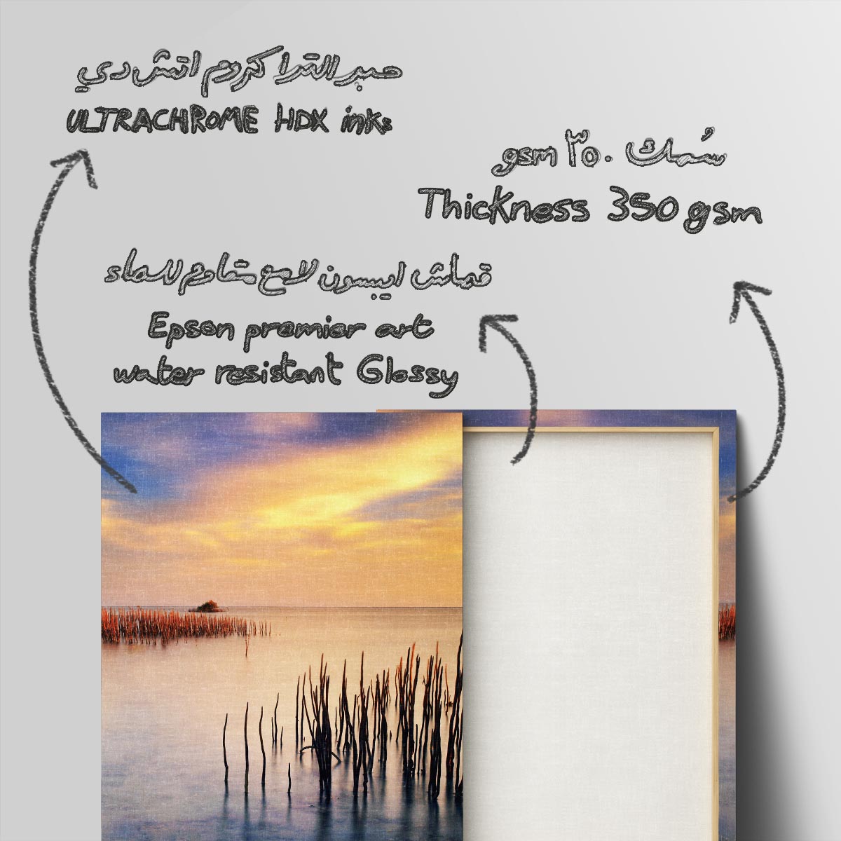 إطبع على كانفس